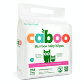 Caboo Baby Wipes bamboo viscose close-up showing soft, eco-friendly texture for sensitive skin.
