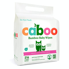 Caboo Baby Wipes bamboo viscose close-up showing soft, eco-friendly texture for sensitive skin.