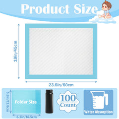 CACASO 18x24-inch changing pad laid flat for full coverage
