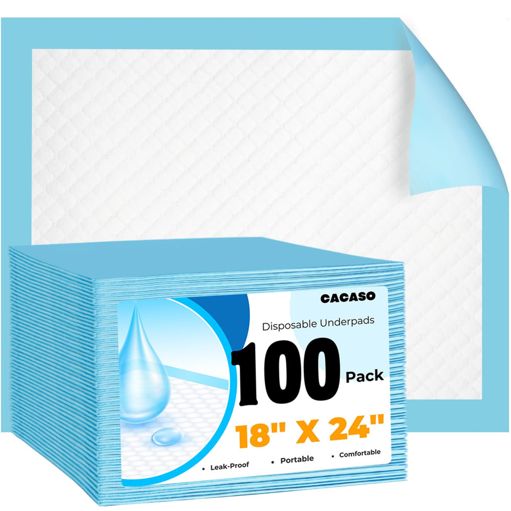 CACASO disposable changing pads in a 50-piece pack for everyday baby care