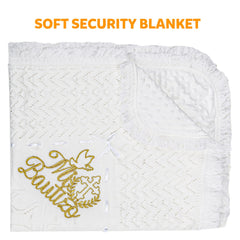 Cacooba gold-embroidered baby gift ideal for dedication and Easter