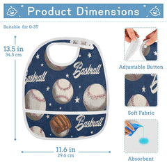 Caikeny bib terry-back fabric provides gentle comfort for sensitive skin