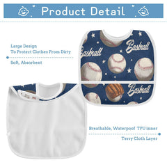Caikeny bib includes TPU waterproof middle layer to help stay dry