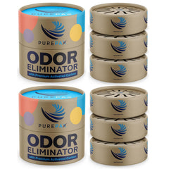 CalgonCarbon PurePax 3-count pack for small spaces absorbs odors in confined areas.
