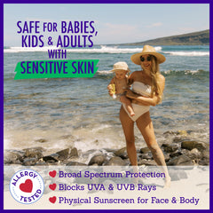 California Baby Calendula SPF30 lavender scent closeup emphasizing gentle fragrance