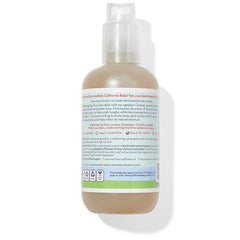 California Baby Calming Hair Detangler Spray hair application highlights detangling action with lavender aroma.