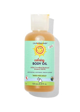 California Baby Calming Lavender Massage Oil bottle with soothing label for gentle skin care