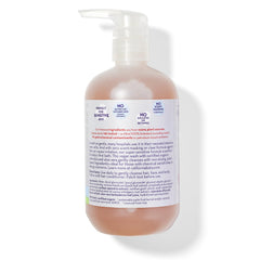 California Baby label close-up highlighting 100% plant-based, unscented formula