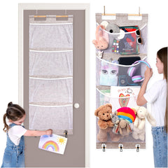 Calloo over-the-door storage clips artwork for easy display and notes.