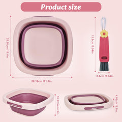 Compact folded design for easy storage at home or on the go.