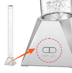 CALOVER bubble-tube with stable base helps prevent tipping in kids' rooms