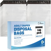 Calvana 12x17 opening enables quick, mess-free diaper disposal.