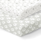 Cambria Baby organic cotton fitted sheet for Pack n Play, soft and durable for travel sleep