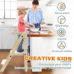 CaMecequter toddler stool with three-height levels, grows with your child.