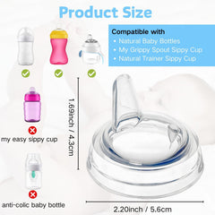 CAMTOVGCA spout for My Grippy Spout; soft silicone for comfy transitions.