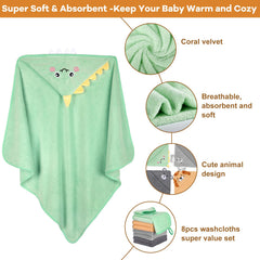 CandyHome lion hooded towel adds fun while keeping baby warm and dry