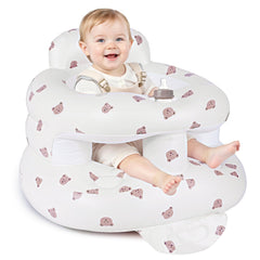 CandyHome Bear inflatable baby seat front view supports upright learning