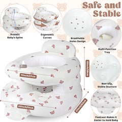 CandyHome Bear seat side view shows safe, stable setup