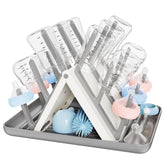 CandyHome large bottle drying rack front view showing 18-bottle capacity