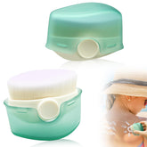 CANIPHA sunscreen applicator for kids in green with 60mm brush for even application.