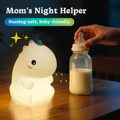 Canvage Dinosaur Night Light rechargeable battery for cordless convenience