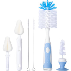 CAREBABYMORE bottle brush set in blue packaging for thorough cleaning at home