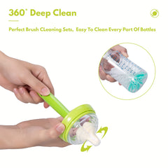 CAREBABYMORE wide-neck bottle compatibility supports versatile cleaning tasks.