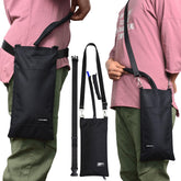 Caredgitz nephrostomy bag holder front view showing discreet privacy.