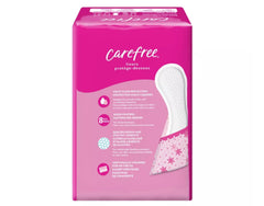 Carefree Acti-Fresh pantiliner open-pack view demonstrates easy, on-the-go access.