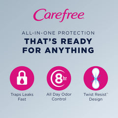 Close-up of the quilted design on Carefree Acti-Fresh liners