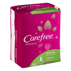 Carefree Original pantiliner to go with fresh scent for daily freshness and on-the-go protection.