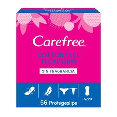 Carefree Protect Slip 56UD packaging showing breathable daily protection