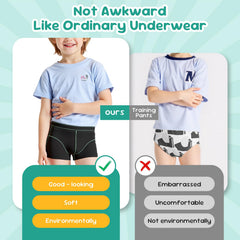 Packaging of CARER Boys Incontinence Underwear 5-pack for families on the go