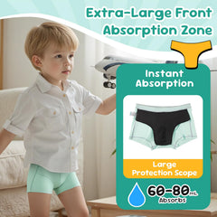 Side view of CARER Boys Incontinence Underwear showing breathable cotton fabric for comfort