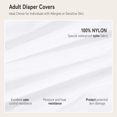 CARER Healthcare Incontinence Cover low-noise design minimizes disruption.