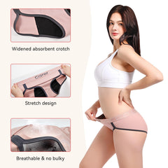 CARER period underwear elastic waistband detail showing secure fit