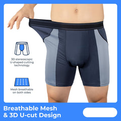 CARER men's underwear, side profile, breathable comfort for daily wear.