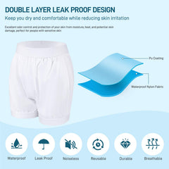 CARER Latex-free soft nylon fabric gentle on sensitive skin.