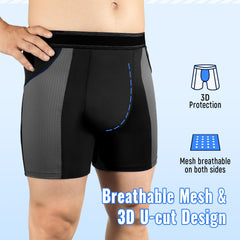 CARER men's underwear side profile showing comfortable all-day fit