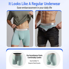 CARER washable and reusable underwear designed for multiple wears.