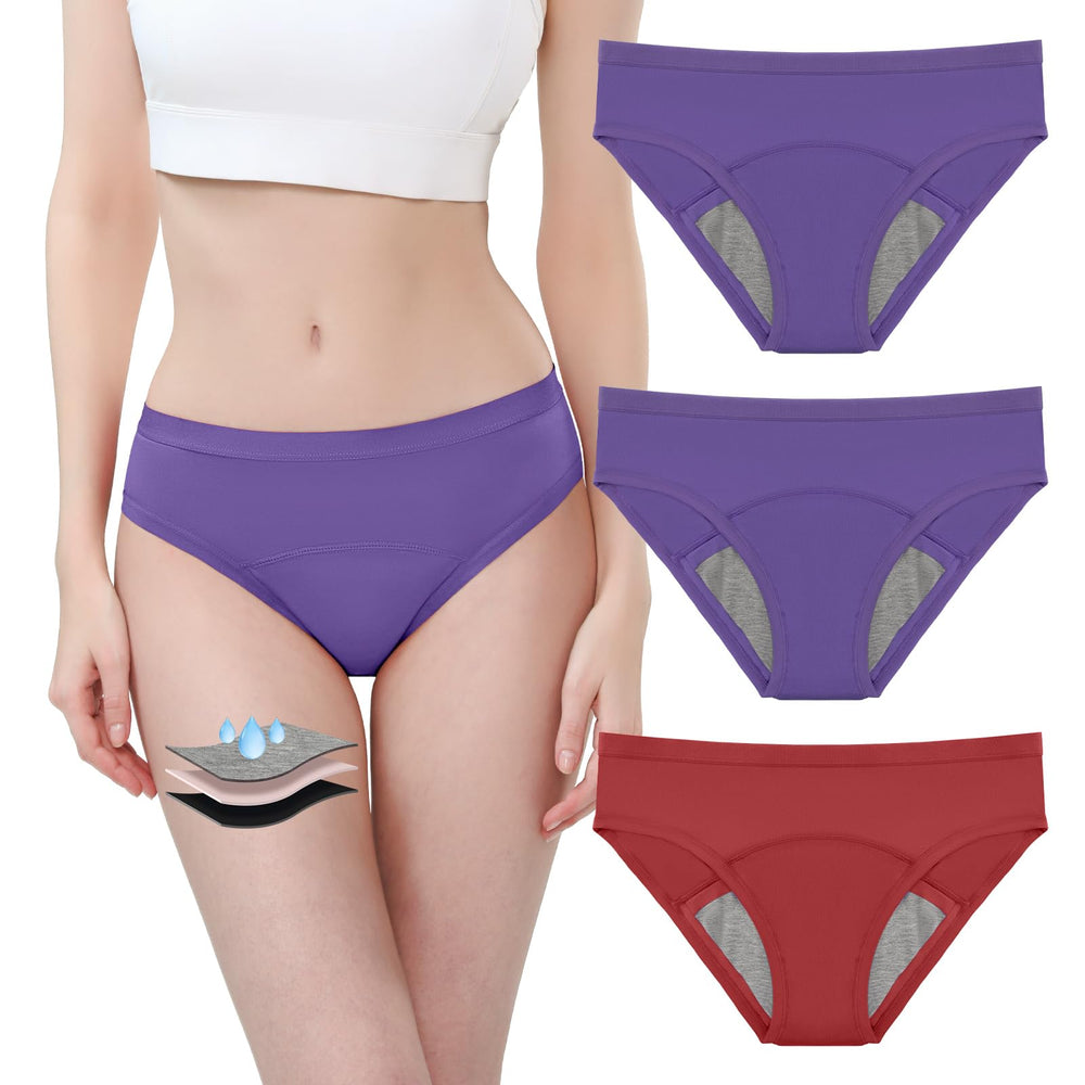 Carer Period Underwear with soft cotton panel for all-day comfort.