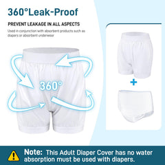 CARER Unisex boxer briefs with widened waistband for comfortable fit.