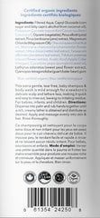 Carina Organics Baby Shampoo & Body Wash ingredients showcase organic extracts for gentle cleansing.