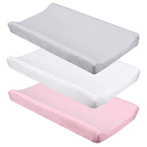 CaSaJa changing pad cover with snug-fit contoured design for secure baby changes