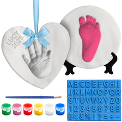 Casting Keepsakes baby handprint ornament kit front view demonstrates a timeless keepsake for baby's early days