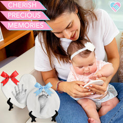 Casting Keepsakes cutting rings and stamps shown enable two personalized keepsakes in one kit