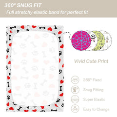 CaTaKu 360-degree elastic edge demonstrates secure, snug fit around crib mattress