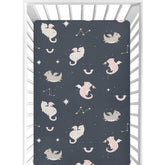 CaTaKu Dragon Space crib sheets with 360° elastic edge for secure sleep