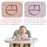 Cathill placemats with suction base on a high chair keep meals tidy and in place