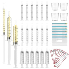 Cathill colostrum collector kit with syringes ready for safe collection
